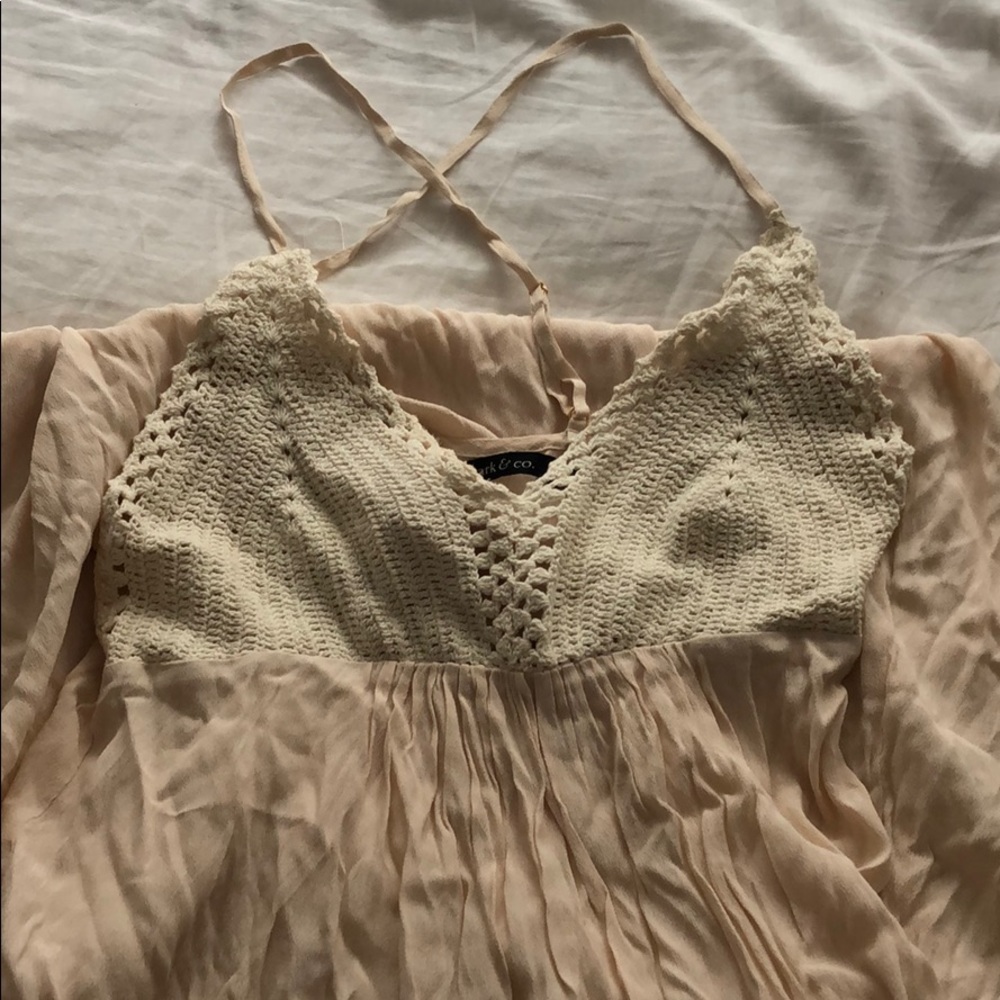 Ark & Co. Crocheted Maxi Dress